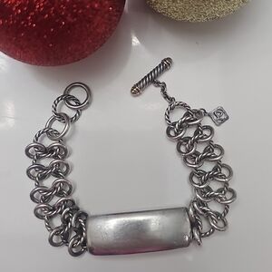 Authentic David Yurman Sterling Silver And 18k Gold .